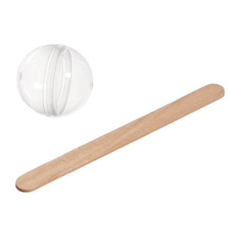 Set for experiments "New Year's bombs", ball and snowflake-3
