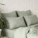 Set of pillowcase "Boyle", size 70x70 cm, green color, 2 pcs