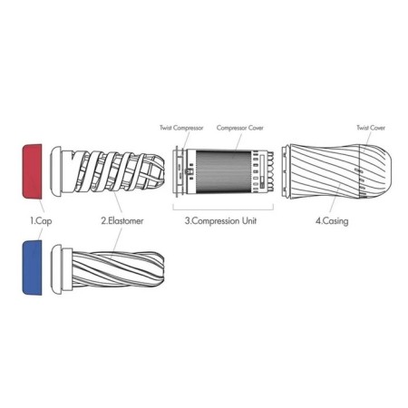 Masterbator Unrealistic Tenga Air-Tech Twist Tickle-2