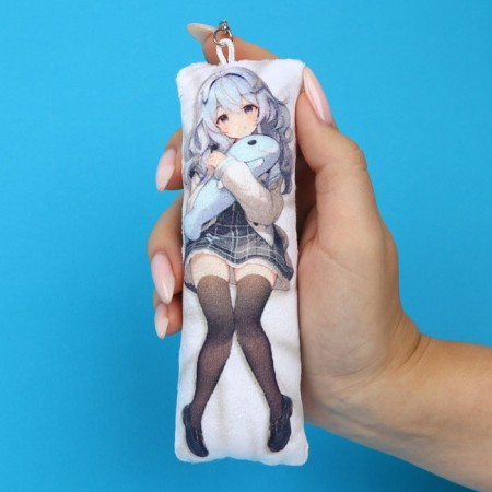 Dakimakura keys "Girl and Kit" 18+ 15 x 5 cm-4