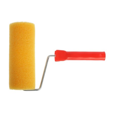 Lom roller, "cheese", foam rubber, 180 mm, handle d = 6 mm, d = 80 mm-5