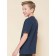Henley T-shirt for Pelican boy, height 152 cm, dark blue color