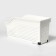 Container for storage Economic "Loft", 3 l, 35.5 × 13 × 17 cm, on wheels, white color