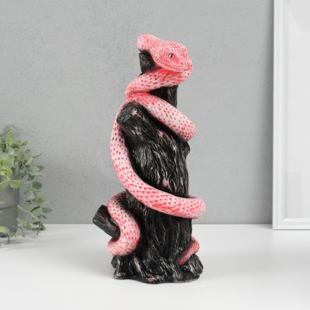New Year's piggy bank "Snake on the stump" 33 x14 x 15 cm.