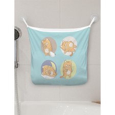 Organizer in a bathtub on suction cups 