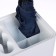 Loader for umbrellas, plastic, 6 round, 4 square departments, 18 × 18 × 26.5 cm, white