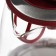Electric kettle WillMark WEK-2005G, glass, 2 l, 2200 W, LED lighting, burgundy