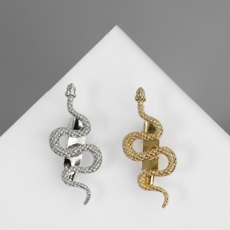 Symbol of the year! Brooch "Snake" winding, color mix