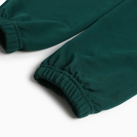 Female set (sweatshirt/pants), emerald color, size 48-10