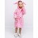 Baby robe, height 98 cm, pink color