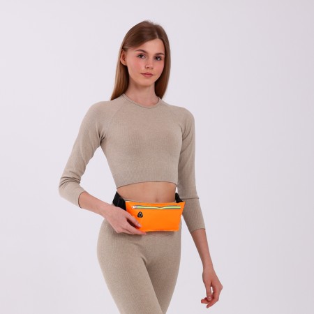 Lightning waist bag, reflective elements, color orange color-6