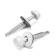 Roofing screws 4.8x35 mm, Ral9003 White color, 250 pcs.