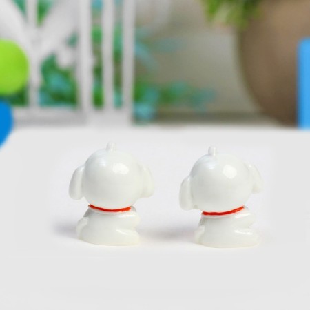 Miniature Puppet "Dog", set 2 pcs., Size 1 pc. - 2.7 × 2.4 cm-2