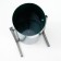 Urn street "Circle" 18 l, green, tank 0.5 mm, 54 x 31 x 31 cm