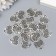 Decor for creativity Metal "Tree in the Heart" silver 1.8x1.7 cm