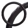 Braid on the steering wheel, eco -leather, embossed, black, red firmware, 38 cm/m