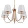 Chandelier 2142/5 E14 40W gold 57x57x36 cm Bayerlux