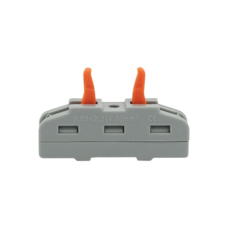Terminal of QMS 222-421 Project 1 pole (0.08-4 mm²), gray (5 pcs./Union) rexant-1