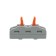 Terminal of QMS 222-421 Project 1 pole (0.08-4 mm²), gray (5 pcs./Union) rexant