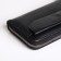 Male purse-clate on a zipper, black color