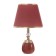 Layla table lamp E27 40W red-gold 25x25x41 cm Risalux