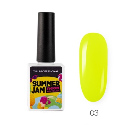 TNL Neon Summer Jam Gellax, No. 03 Neon Lemon, 10 ml