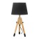 Hell lamp "Alsen" E27 40W black 24x24x48cm Risalux