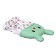 Break-cutter "Bunny", blue/green color, I crumb