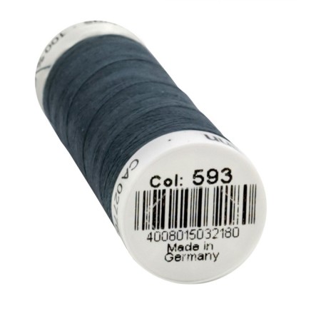 SEW-HALL thread for all materials, 200 m, 748277 (593 dark green-blue)-1