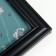 Photo frame in 4 photos 10x15 cm+mirror "Reflection" Black set 5 pcs 31x41 cm
