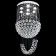 Lamp cascade "Adelisia" 7xled chrome 55x55x93cm Bayerlux