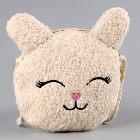 Children's soft "Bunny" baby, 15*13 cm, beige color-2