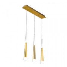 Suspended Citilux “Vegas” CL227032, 55x9x50 cm, 3x7W, LED, yellow color