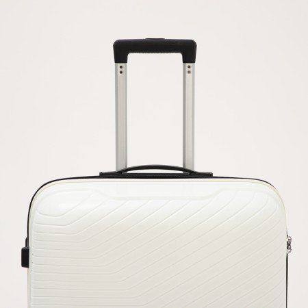 Big suitcase 28 ", lightning department, code castle, 4 wheels, white color-4