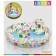 The inflatable “fruit” pool, 122 x 25 cm, with a circle and a ball, from 2 years old, 59460np intex