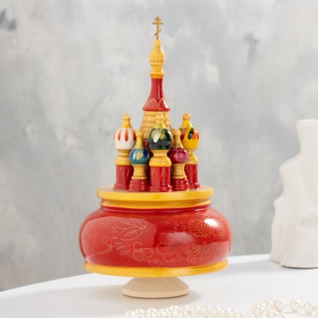 Musical souvenir "Temple", Russia manual painting-2