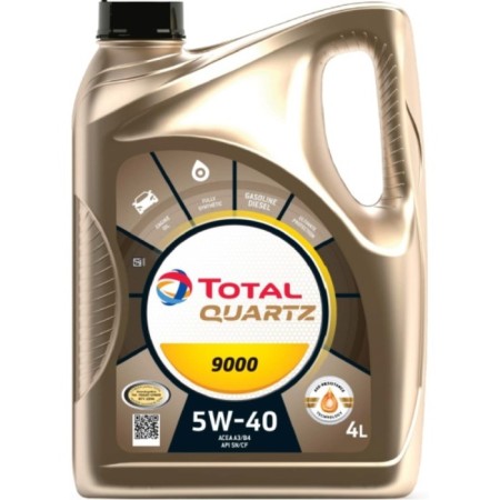 Motor oil Total Quartz 9000 5W-40 A3/B4, 4 l synthetics