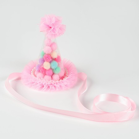 Cap "festive", pink color