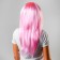 Carnival wig "beauty", light pink color