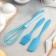 Set for baking the share "Summer", 3 objects: spatula, brush, corolla, color mix