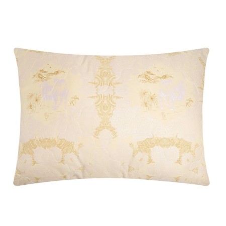 Pillow pillow 50x70 cm, camel wool, gloss-satin fabric, p/e 100%-2