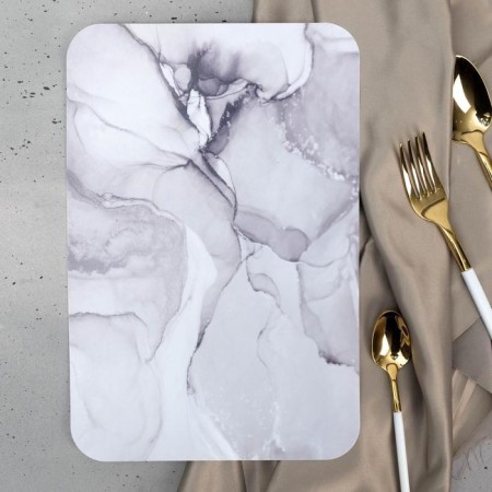 Moil plastic “Marble” board, plastic, 30x20 cm