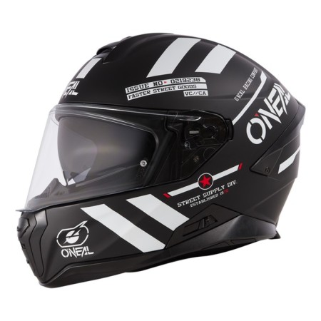 Helmet integral O’Neal Challenger Warhawk, ABS, Matte, Black/White, S