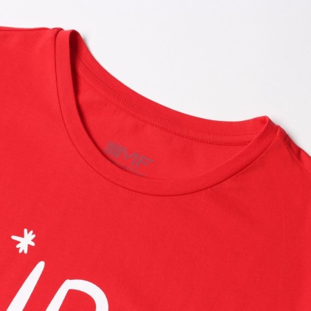 New Year's T -shirt, red color, size 50-4