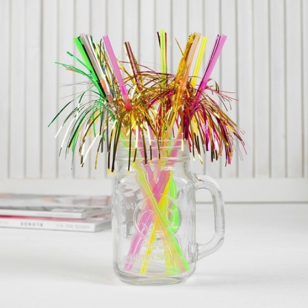 Pipe for cocktail "Rain" set of 12 pcs.