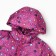 Jacket for girls, raspberry color/stars, height 116-122 cm
