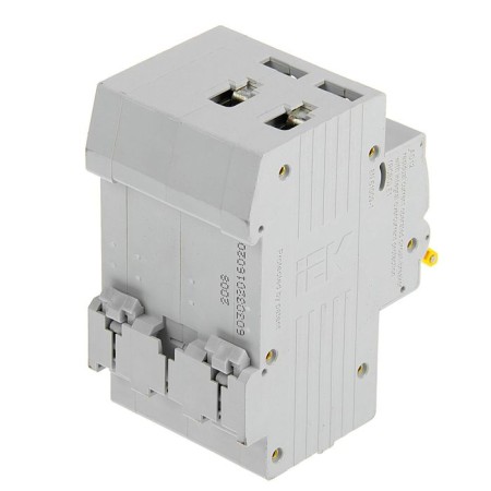 Differential machine IEK, 2P, 3.5 mod., C 20 A 30 mA, type AC, 4.5 KA, AD-12-1