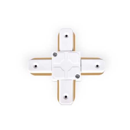 Connector X-shaped single-phase for connecting track tire pipelines GL7082 WH White-3