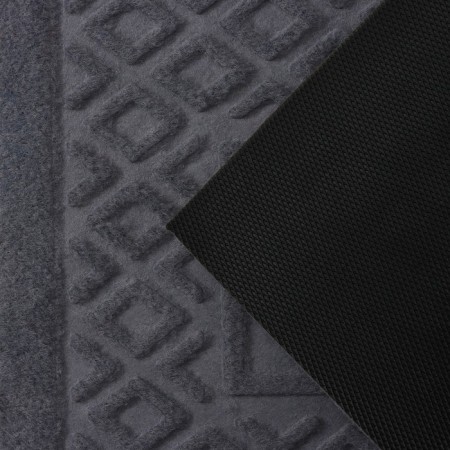 Walcome moisture -free rug without a trim “Welcome. Rombs ", 38 × 58 cm, color mix-8