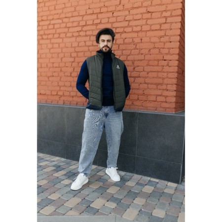 Male ise vest, size 48, khaki color-5